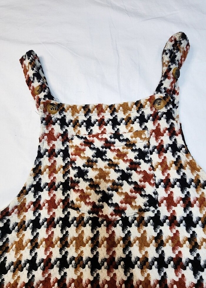 Salopet kısa elbise  - Görsel 3