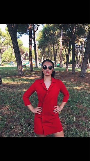Koton Şık kırmızı elbise