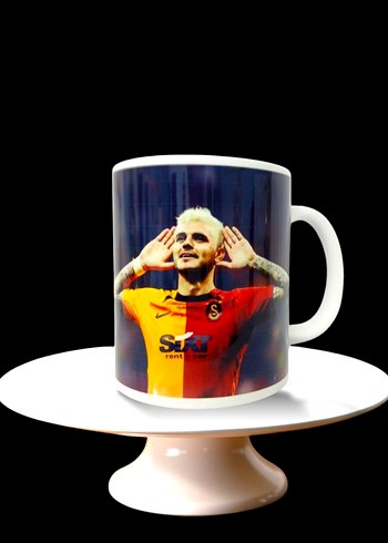 Galatasaray Temalı Renkli porselen Kupa