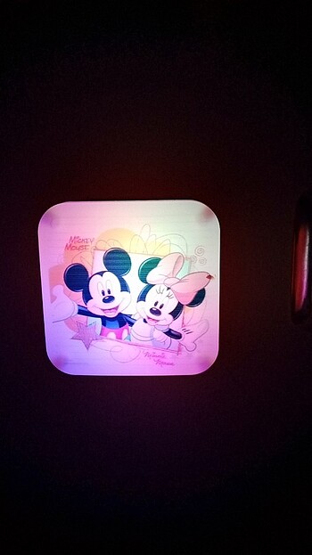  Beden Mickey Mouse gece lambası