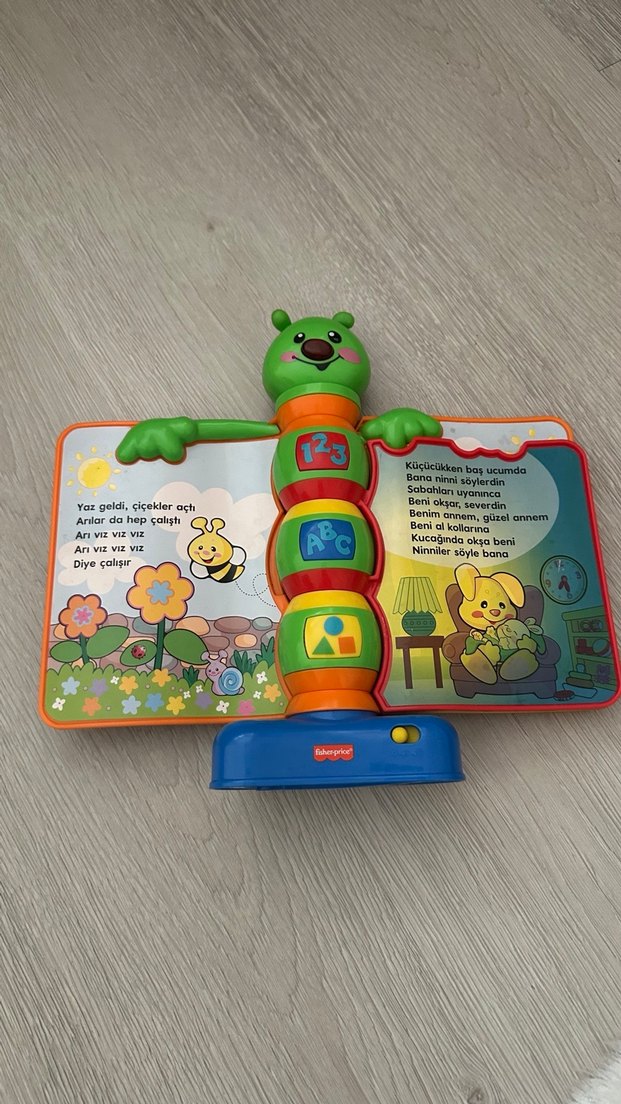 Renkli Eğitici Masalcı Tırtıl Oyuncak - Görsel 2