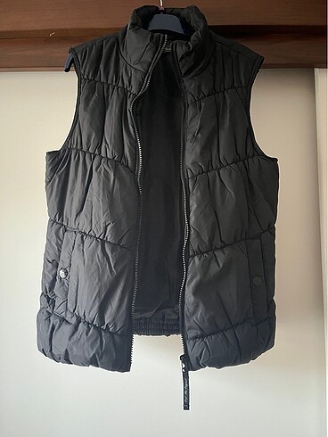 Loft şişme siyah yelek
