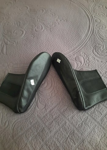 Fermuarlı Siyah Biker Erkek Bot - Görsel 3