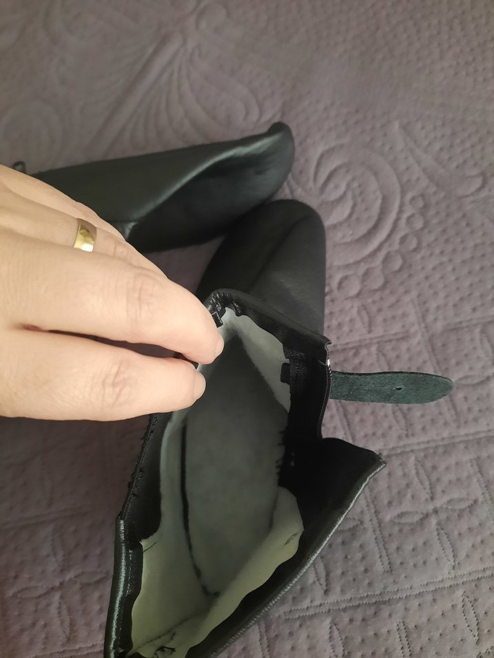 Fermuarlı Siyah Biker Erkek Bot - Görsel 4