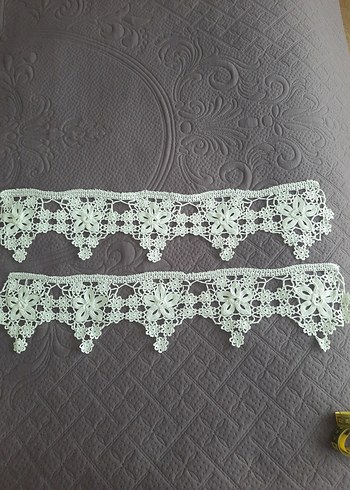 Dantel İşlemeli Beyaz Vintage Kenar Süsleme
