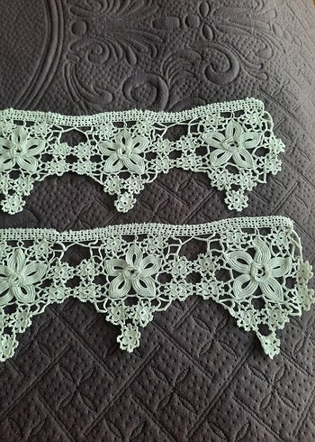 Dantel İşlemeli Beyaz Vintage Kenar Süsleme