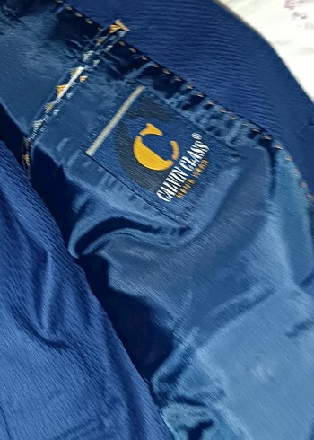 Mavi Düğmeli Erkek Takım Elbise yelekli bir kere giyildi - Görsel 3