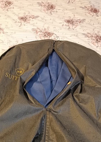 Mavi Düğmeli Erkek Takım Elbise yelekli bir kere giyildi - Görsel 6