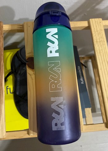 Renkli Desenli Spor Matara - Görsel 2