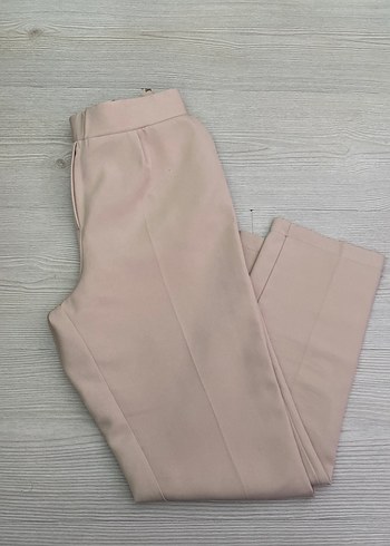 Diğer Bej Kadın Kumaş Pantolon Midi Boy