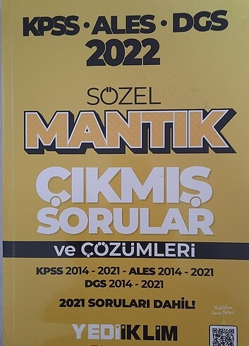 Sözel mantık çıkmış sorular