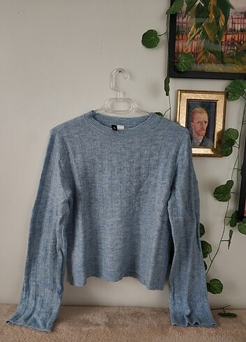 H&M mavi kazak