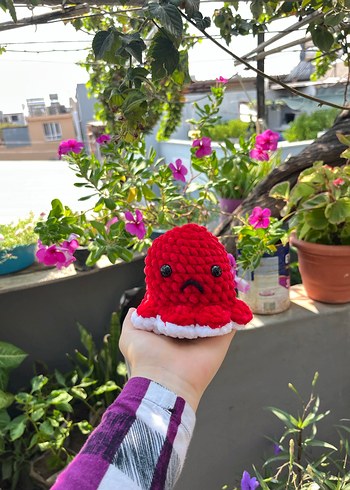 Beden Renk Mod değiştiren peluş ahtapot