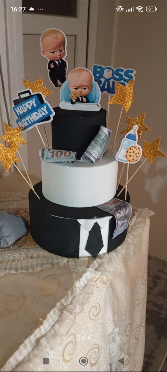 patron bebek maket pasta - Görsel 2