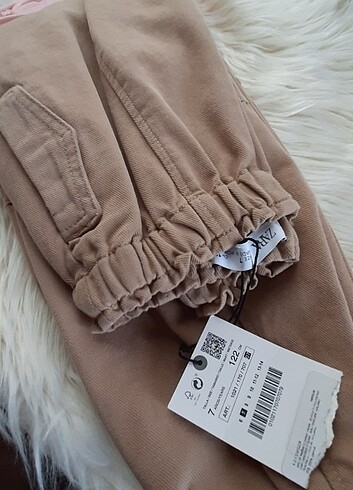 Zara kiz kargo pantolon 7 yaş
