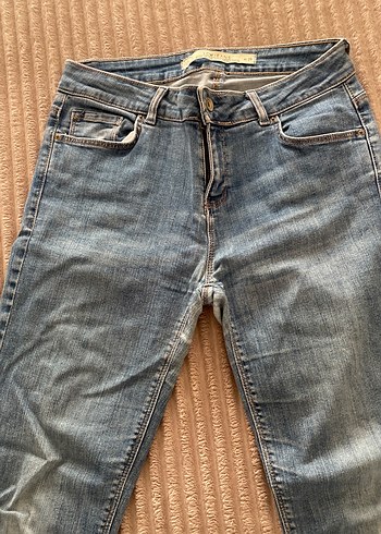 LC Waikiki Kadın Gri Denim Normal Kesim Jean