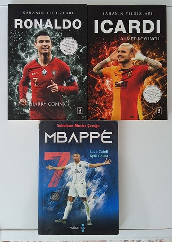 RONALDO-İCARDİ-MBABBE KİTAPLARI