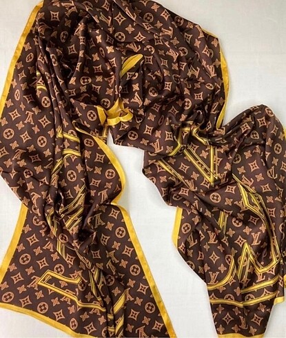 Louis Vuitton Yüzde yüz vual ipek şal