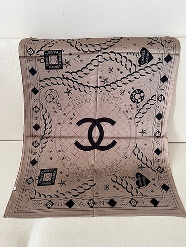 Chanel Yüzde yüz vual ipek şal
