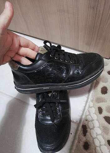 35 Beden siyah Renk Kız çocuk ayakkabı