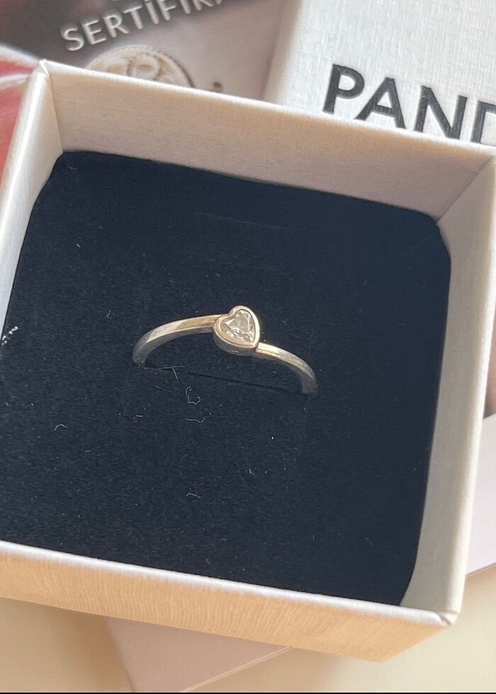 Eğik kalp tektaş 50 - Görsel 2