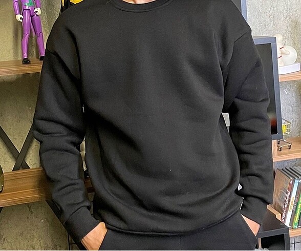 siyah kazak (unisex)
