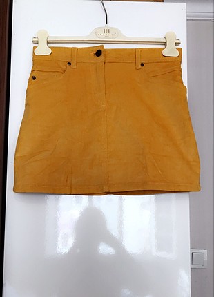 Zara Zara hardal rengi etek