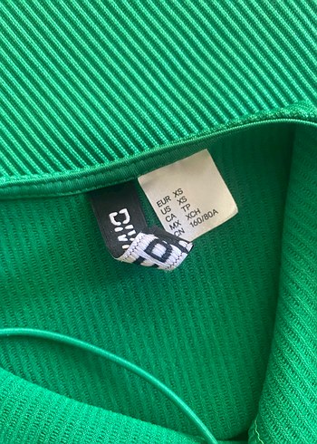 H&M H&M Yeşil İnce Askılı Mini Elbise