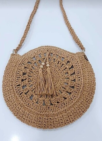 Accessorize Kağıt ip baget el yapımı çanta