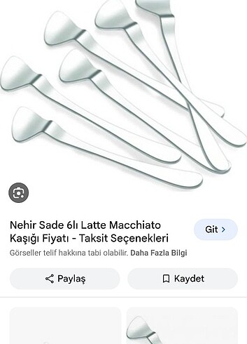 Nehir latte kaşığı 