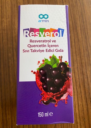 Diğer Armin Resverol Sıvı Takviye Edici Gıda 150 ml