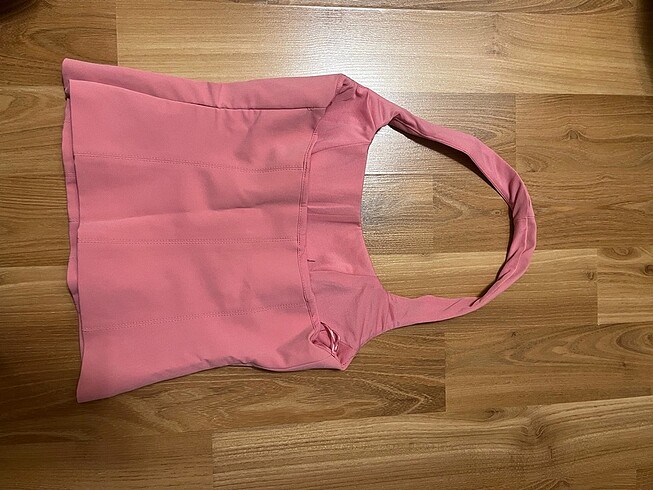Zara pembe crop top - Görsel 2