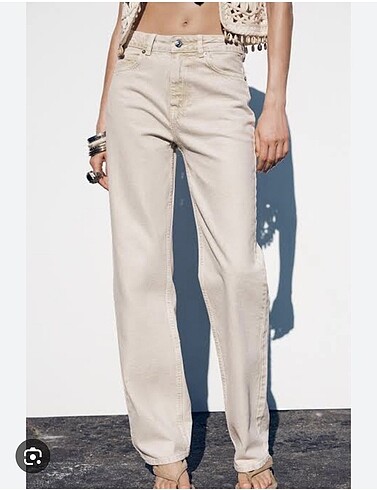 Zara Zara açık gri jean