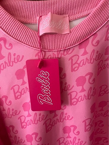 universal Beden pembe Renk Barbie sweatshirt