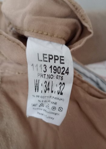 Bej Loose Fit Keten Erkek Pantolon - Görsel 4