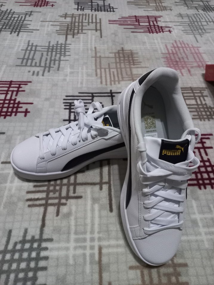 Orjinal Beyaz Puma Kadın Spor Ayakkabı - Görsel 3