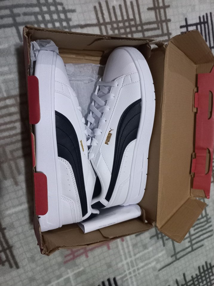 Orjinal Beyaz Puma Kadın Spor Ayakkabı - Görsel 2