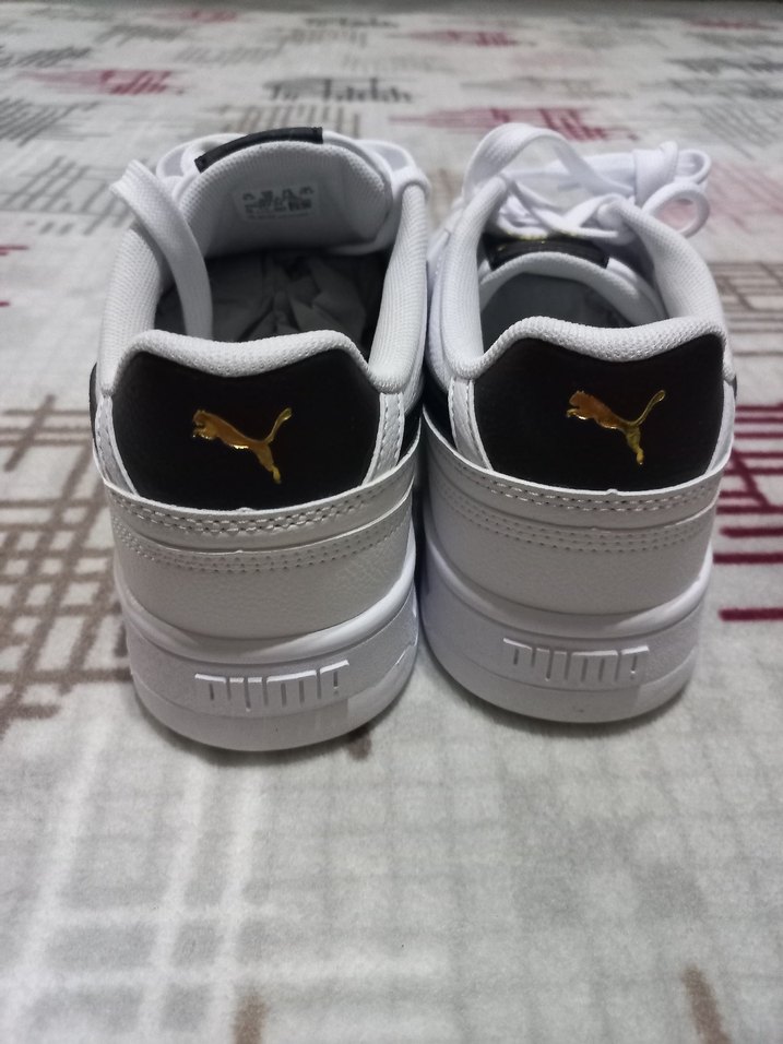 Orjinal Beyaz Puma Kadın Spor Ayakkabı - Görsel 5