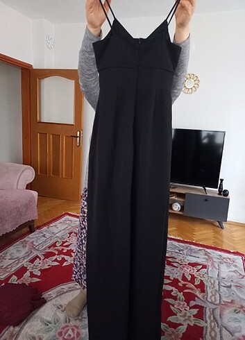 36 beden yırtmaçlı elbise  - Görsel 4