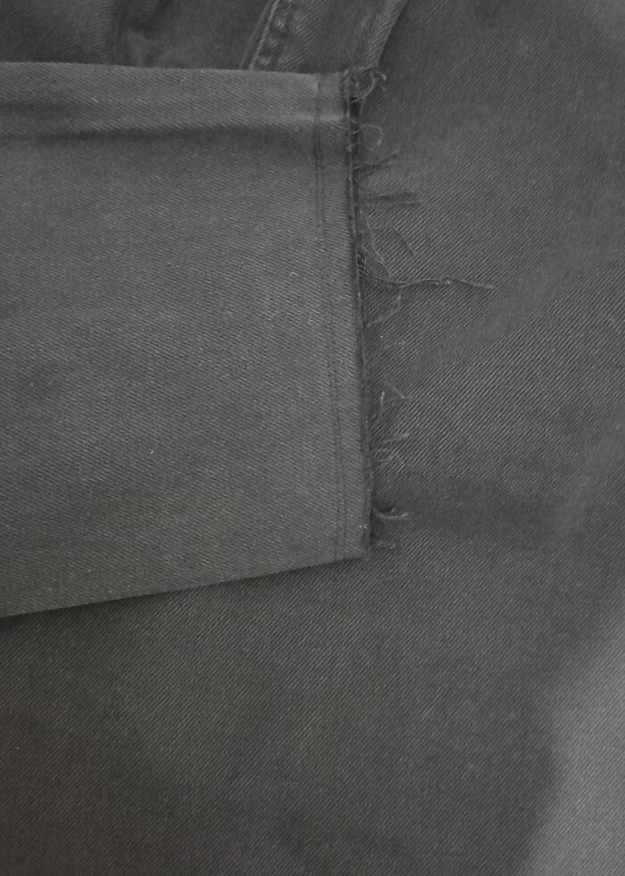 Siyah büyük beden kot pantolon  - Görsel 3