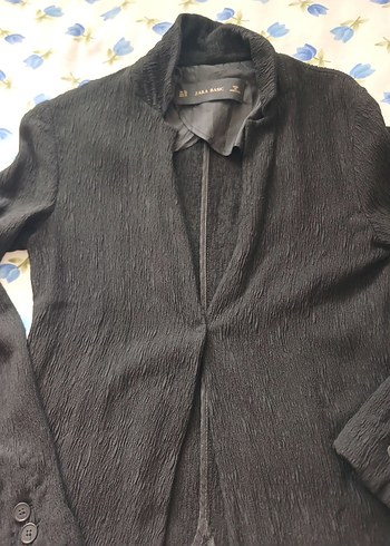 Düğmeli Siyah Midi Ceketi - Görsel 10