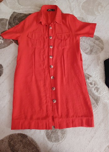 keten Elbise gomlek tunik - Görsel 10