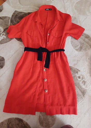 keten Elbise gomlek tunik - Görsel 8