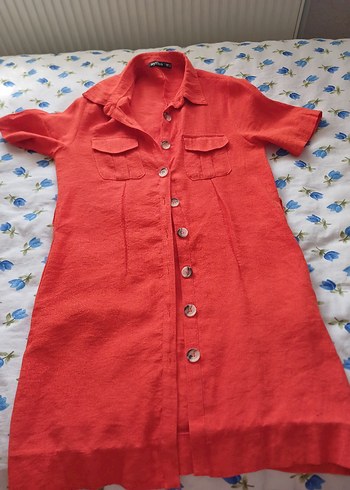 keten Elbise gomlek tunik - Görsel 4