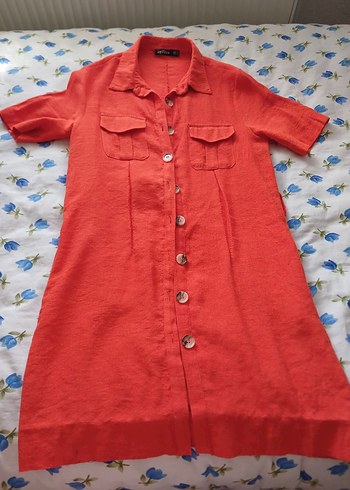 keten Elbise gomlek tunik - Görsel 2