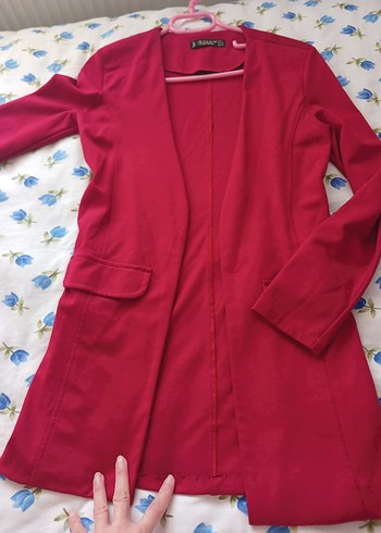 Siyah Drapeli Kadın Blazer Ceket - Görsel 6