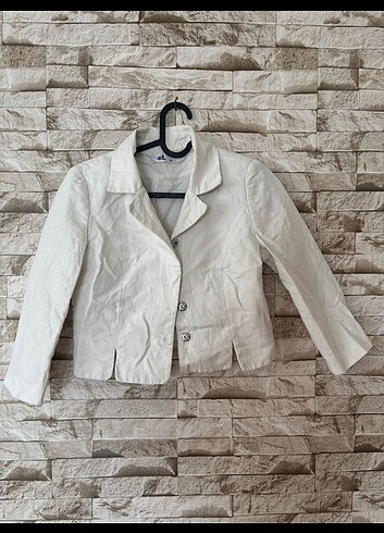 s Beden beyaz Renk Ceket blazer 