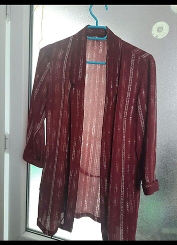 s Beden bordo Renk Ceket tunik gomlek blazer pareo