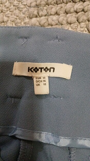 38 Beden mavi Renk Pantolon