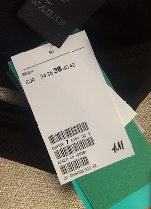 38 Beden H&M iki bikini üstü